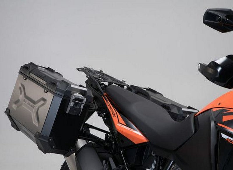SW-MOTECH TRAX ADV aluminium case system Silver. 45/37 l. KTM 1050/1090/1190 Adv,1290 SAdv | KFT.04.333.70002/S