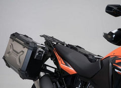SW-MOTECH TRAX ADV aluminium case system Silver. 45/37 l. KTM 1050/1090/1190 Adv,1290 SAdv | KFT.04.333.70002/S
