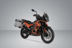 SW Motech TRAX ADV aluminium case system. Silver. 45/37 l. 790 Adv/R, 890 Adv/R, 890 SM T. | KFT.04.521.70001/S