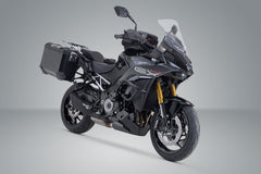 SW MOTECH TRAX ADV aluminium case system. Black. 37/37 l. Suzuki GSX-S1000GX (23-). | KFT.05.601.70000/B