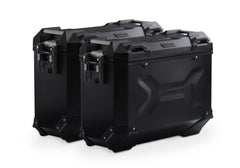 SW MOTECH TRAX ADV aluminium case system. Black. 37/37 l. Suzuki GSX-S1000GX (23-). | KFT.05.601.70000/B