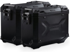 SW Motech TRAX ADV aluminium case system. Black. 45/37L. Suzuki V-Strom 800DE (22-). | KFT.05.845.70000/B