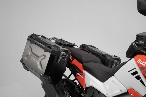 SW-Motech TRAX ADV aluminum case system. Black. 45/37 l. Suzuki V stream 1050 (19-). | KFT.05.936.70000/B