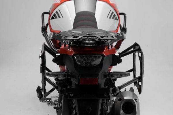 SW-Motech TRAX ADV aluminum case system. Silver. 45/37 l. Suzuki V stream 1050 (19-). | KFT.05.936.70000/S