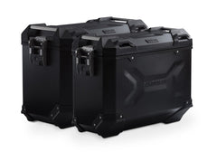 SW MOTECH TRAX ADV aluminium case system. Black. 45/37 l. BMW F 900 GS (23-). | KFT.07.602.70000/B