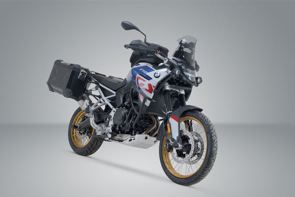 SW MOTECH TRAX ADV aluminium case system. Black. 45/37 l. BMW F 900 GS (23-). | KFT.07.602.70000/B