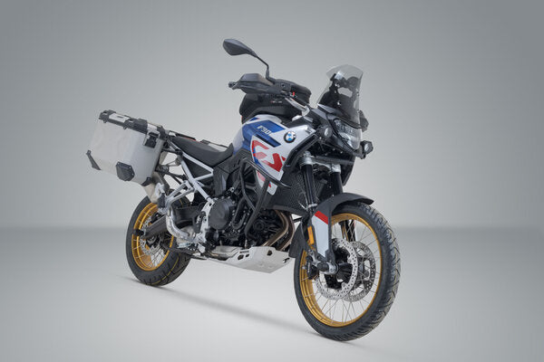 SW MOTECH TRAX ADV aluminium case system. Silver. 45/37 l. BMW F 900 GS (23-). | KFT.07.602.70000/S