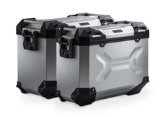 SW MOTECH TRAX ADV aluminium case system. Silver. 45/37 l. BMW F 900 GS (23-). | KFT.07.602.70000/S
