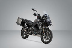 SW MOTECH TRAX ADV aluminum case system + Akrapovic | KFT.07.664.72000/B