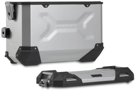 SW-Motech TRAX ADV aluminum case system. Silver. 37/37 l. BMW F 900 R / XR (19-). | KFT.07.949.70000/S
