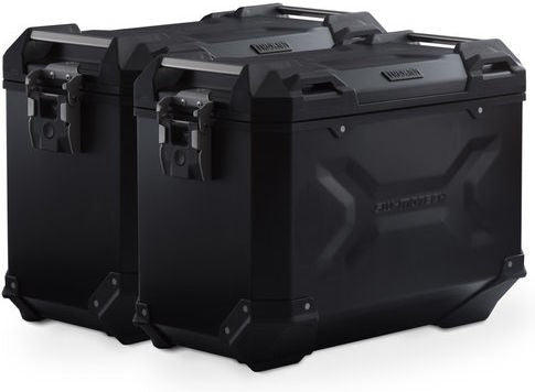 SW-Motech TRAX ADV aluminum case system. Black. 45/45 l. BMW F 900 R / XR (19-). | KFT.07.949.70100/B
