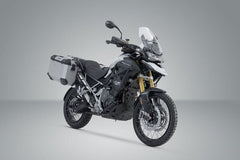 SW Motech TRAX ADV aluminium case system. Silver. 45/37L. Tiger 1200 Rally Pro/GT/GT Pro. | KFT.11.905.70002/S
