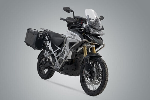 SW Motech TRAX ADV aluminium case system. Black. 45/37L. Tiger 1200 Rally / GT Explorer. | KFT.11.905.70102/B