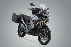 SW Motech TRAX ADV aluminium case system. Black. 45/37L. Tiger 1200 Rally / GT Explorer. | KFT.11.905.70102/B