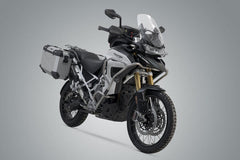 SW Motech TRAX ADV aluminium case system. Silver. 45/37L. Tiger 1200 Rally / GT Explorer. | KFT.11.905.70102/S
