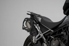 SW Motech TRAX ADV aluminium case system. Silver. 45/37L. Triumph Tiger 900/GT/Rally/Pro. | KFT.11.953.70002/S