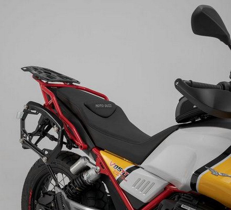 SW-MOTECH PRO side carriers Black. Moto Guzzi V85 TT (19-). | KFT.17.925.30000/B