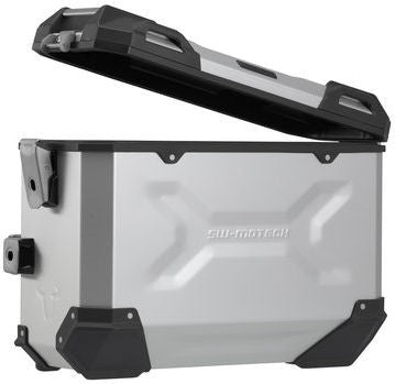 SW-Motech TRAX ADV aluminum case system. Silver. 37/37 l. Multistrada 1200/1260/950 (15). | KFT.22.114.70002/S