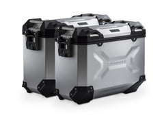 SW MOTECH TRAX ADV aluminium case system. Silver. 37/37L. Royal Enfield Himalayan 450 (23-). | KFT.41.620.70000/S