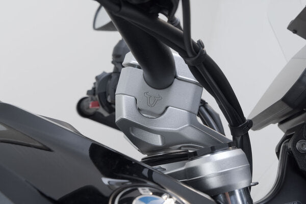SW MOTECH Bar riser. H=30mm. Silver. BMW R 1300 GS (23-)/Adv (24-). | LEH.07.039.13000/S