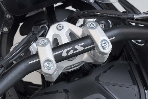 SW MOTECH Bar riser. H=30mm. Silver. BMW R 1300 GS (23-)/Adv (24-). | LEH.07.039.13000/S