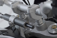 SW Motech Bar riser. Silver. Ducati DesertX (22-). | LEH.22.039.10100/S