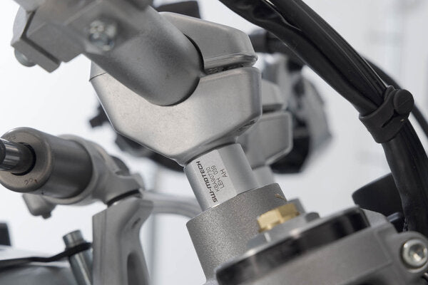 SW Motech Bar riser. Silver. Ducati DesertX (22-). | LEH.22.039.10100/S