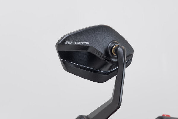 SW MOTECH Bar end mirrors. Kawasaki Z650 (16-), Z7 Hybrid (23-). | MIR.08.866.10000