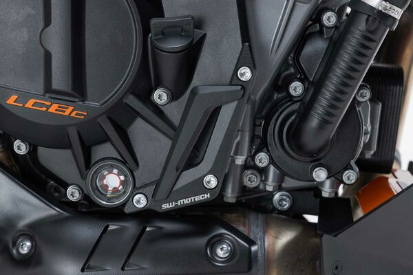 SW MOTECH Engine case protector. Black. KTM 990 Duke (23-). | MSS.04.994.10100/B