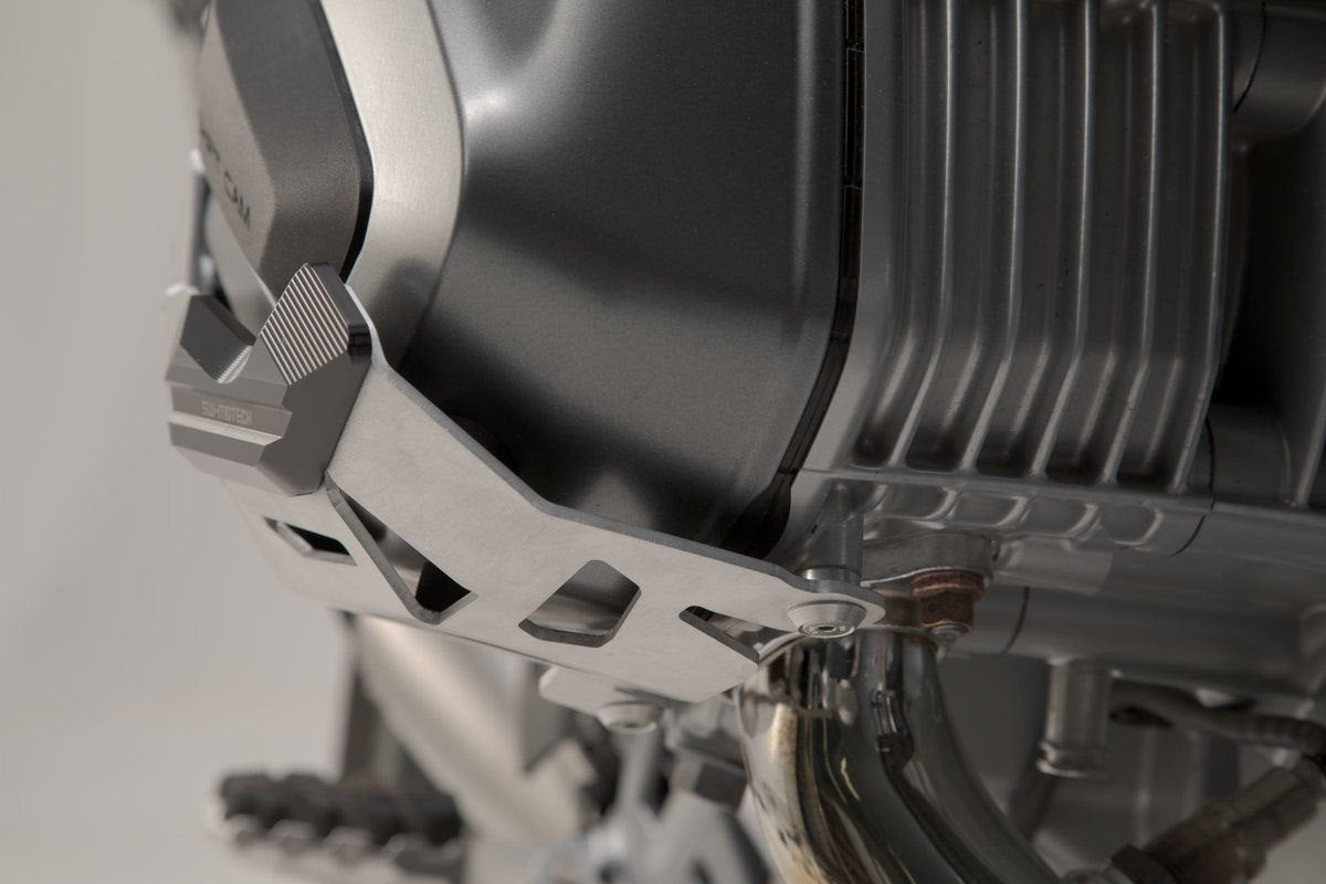 SW-MOTECH Cylinder guard Black/Silver. BMW R 1250 GS/Adv, R 1250 RS/ RT. | MSS.07.904.10201