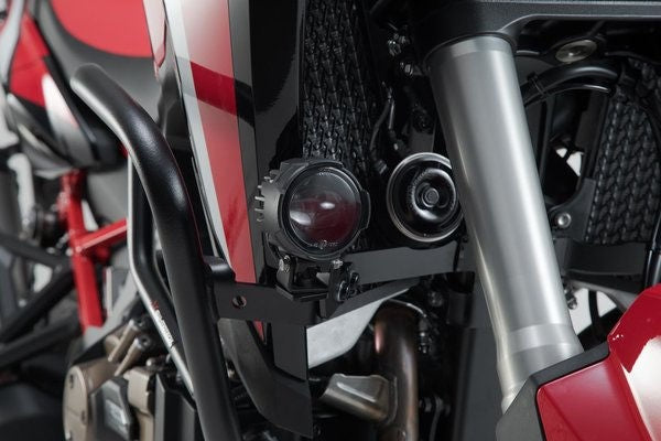 SW-Motech EVO fog lamp kit. Black. Honda CRF1000L / CRF1100L with crash bars. | NSW.01.622.51101/B