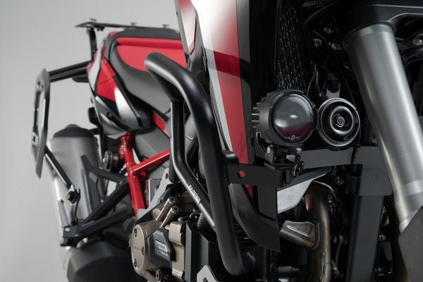 SW-Motech EVO fog lamp kit. Black. Honda CRF1000L / CRF1100L with crash bars. | NSW.01.622.51101/B