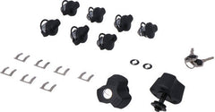 SW Motech TRAX lock set with anti-theft protection EVO. 9 matching locks, 2 keys. Anti-theft protection. | QLS.00.046.15100