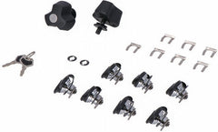 SW Motech TRAX lock set with anti-theft protection PRO. 9 matching locks, 2 keys. Anti-theft protection. | QLS.00.095.15100