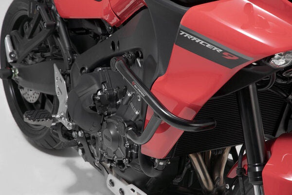 SW Motech Crash bar. Black. Yamaha Tracer 9 / GT (20-) / GT+ (22-). | SBL.06.921.10001/B