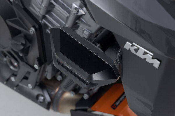 SW MOTECH Frame slider kit. Black. KTM 990 Duke (23-). | STP.04.590.10000/B