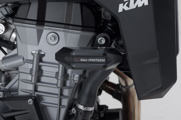 SW MOTECH Frame slider kit. Black. KTM 990 Duke (23-). | STP.04.590.10000/B