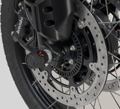SW Motech Slider set for front axle. Black. Moto Guzzi V85 TT (21-). | STP.17.176.10200/B