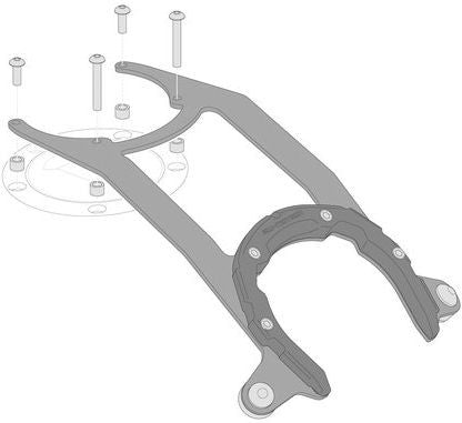 SW-Motech PRO tank ring. Black. Honda CB 500 X (18). | TRT.00.787.21200/B