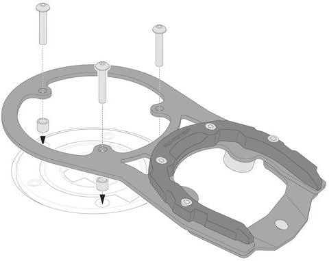 SW-Motech PRO Tankring. Black. Yamaha Niken (18). | TRT.00.787.31300/B