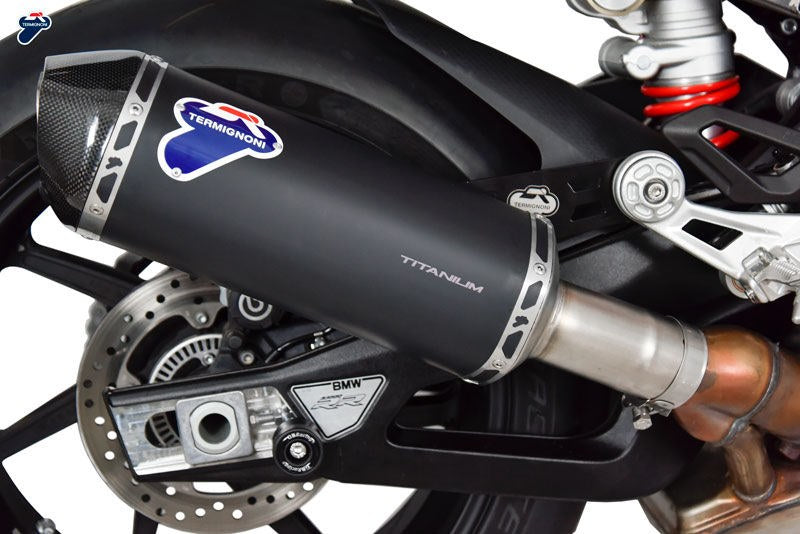 Termignoni SLIP ON 1 SIL STR, STAINLESS STEEL, TITANIUM BLACK SLEEVE | BW2408040ITC