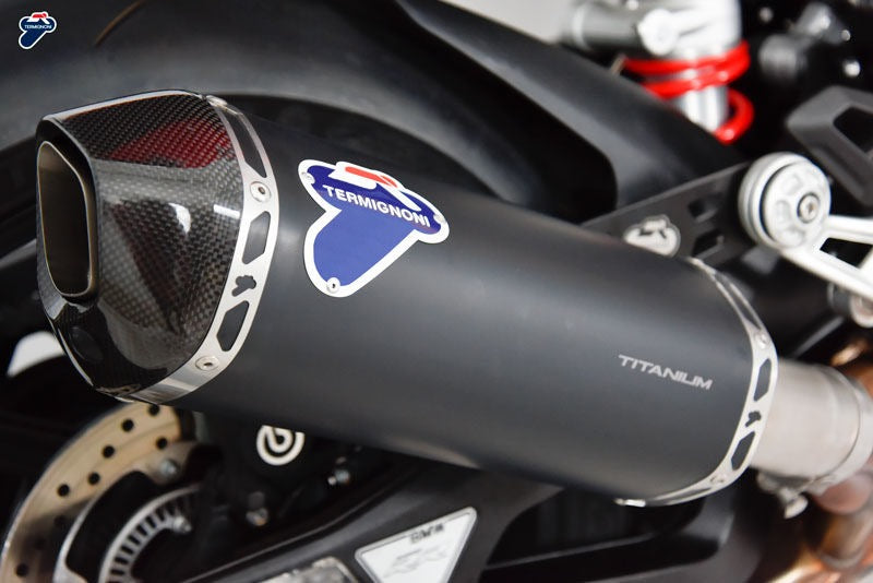 Termignoni SLIP ON 1 SIL STR, STAINLESS STEEL, TITANIUM BLACK SLEEVE | BW2408040ITC