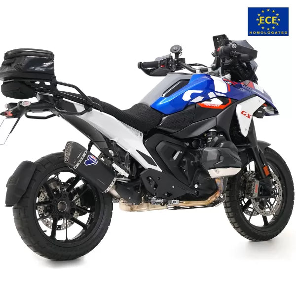Termignoni Black Titanium Exhaust Slip-On Approved BMW R1300GS 2023-2024 | BW2808040INC