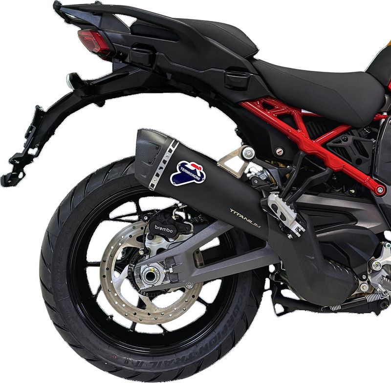 EURO 5+ HOMOLOGATED SLIP ON, SLIP ON, STAINLESS STEEL, BLACK TITANIUM