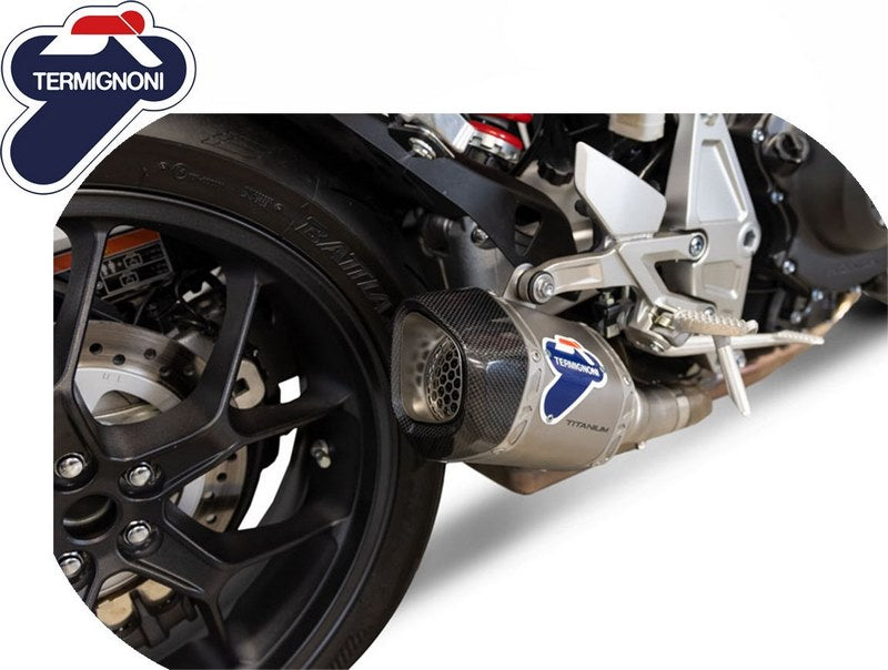 TERMIGNONI RELEVANCE D70 SLIP ON TITANIUM, sleeve: TITANIUM | H154094SO04