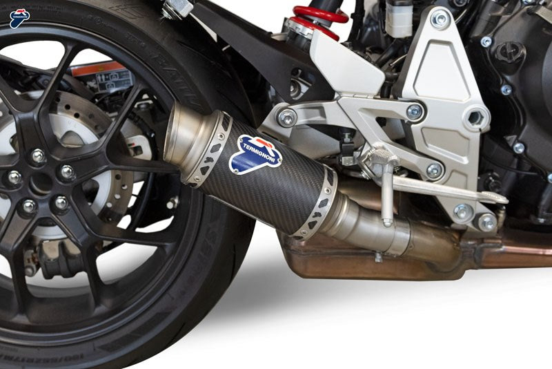 TERMIGNONI GP CLASSIC SLIP ON STAINELSS STEEL, sleeve: CARBON | H154094SO05