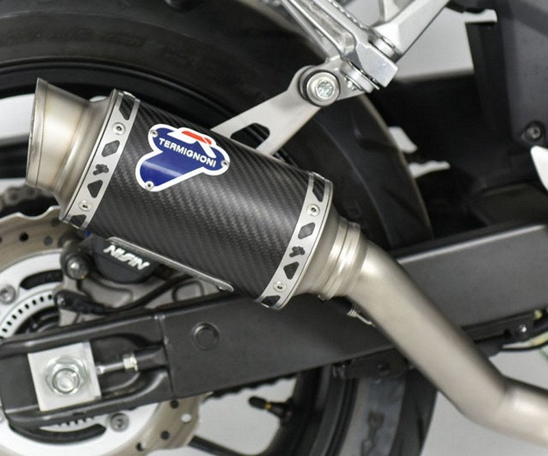 TERMIGNONI GP CLASSIC SLIP ON STAINELSS STEEL, sleeve: CARBON | H155094SO05