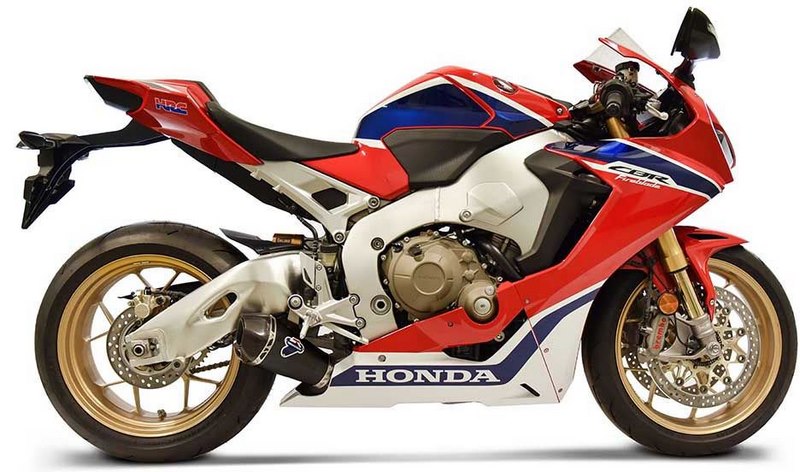 Termignoni SLIP ON CONICAL BLACK + COLLECTOR, STAINLESS STEEL, TITANIUM, Racing, Without Catalyzer | H162094SO09