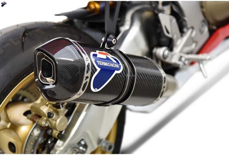Termignoni COLLECTOR+SILENCER, STAINLESS STEEL, CARBON, Racing, Without Catalyzer | H16309440ICC