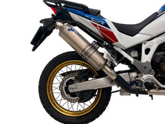 Termignoni Racing Exhaust Silencer Titanium Steel Honda Africa Twin 1100 2020-2023 | H16609440ITI